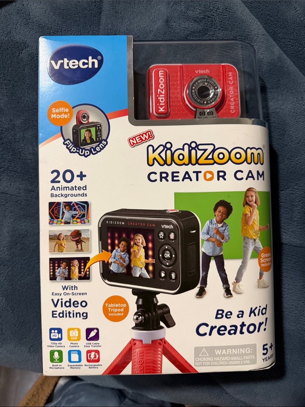 VTech KidiZoom Creator Cam in Red - Kids Digital Video Camera